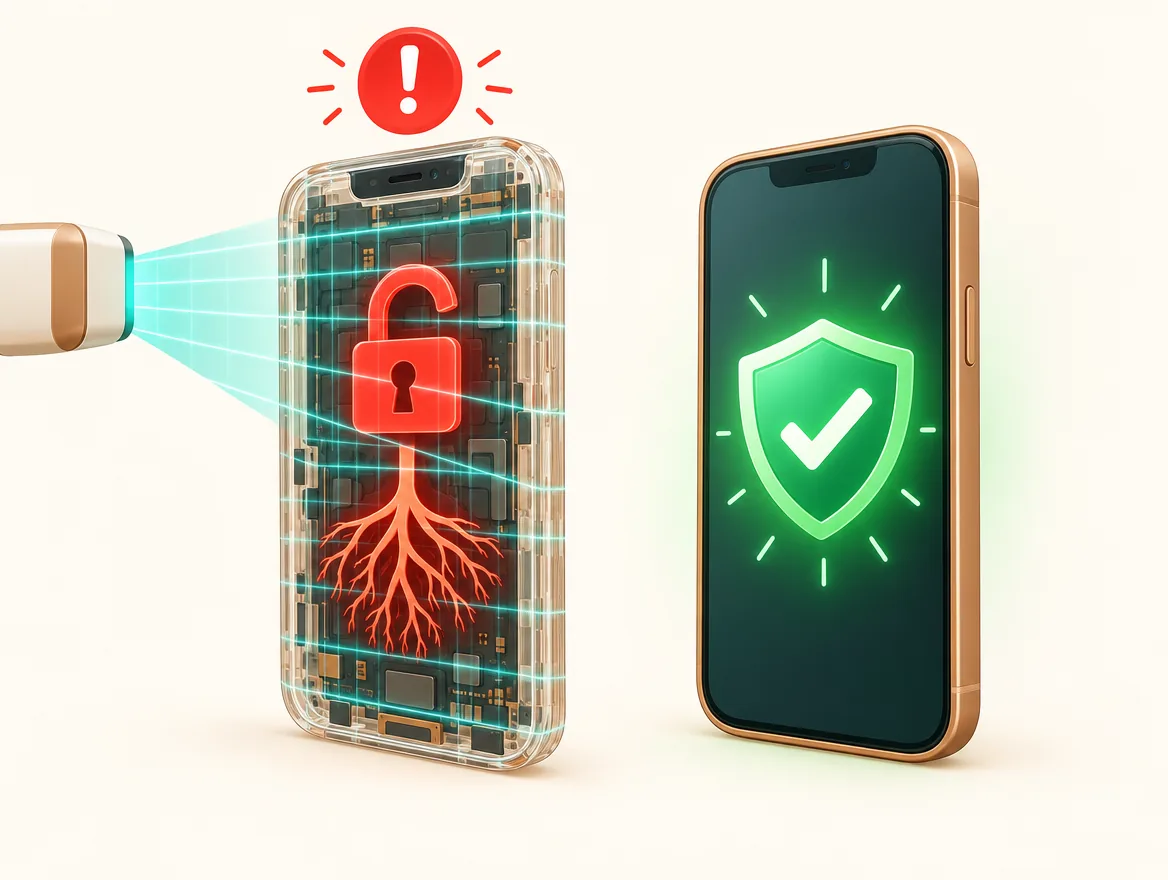 Root detection illustration
